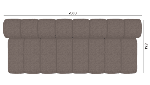 BOB DIMS STRAIGHT SOFA