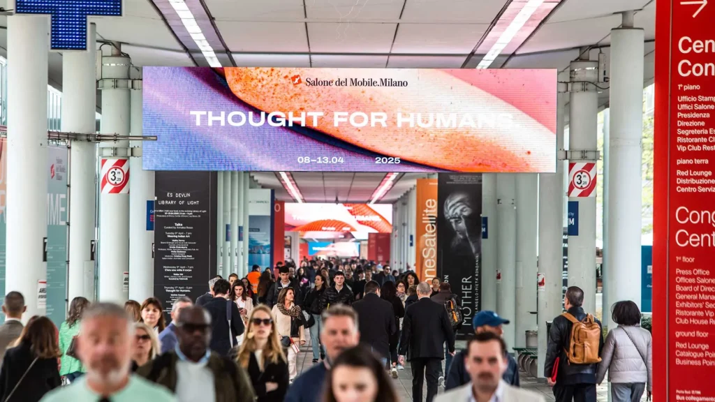 Crowd at Salone del Mobile Milano 2025